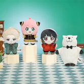 Pop Mart x SPY×FAMILY: Anime Character Series Plush Pendant Keychain Blind Box (1pc) Simple Pop Mart
